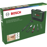 Bosch Powertools Easy Starter tool set, 14 pieces (green/black, in textile zip case)