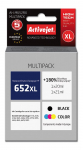 Activejet AH-M652RX tint (asendus HP 652 F6V25AE/F6V24AE tindiprinterile; Premium; 1 x 20 ml, 1 x 21 ml; must, v&auml;rviline)