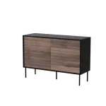 Cama CORTINA 1D3S kummut 120x40x81 must/p&auml;hkel
