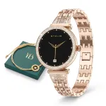 Stelio STSWL102GD LUSSO GEM AI Womens Smartwatch + YES Bracelet, Gold