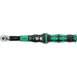 Wera torque wrench with reversible ratchet Click-Torque Lock A 5 black/green, 1/4" drive, 2.5 to 25 Nm