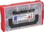 Fischer FIXtainer SX dowel and screw box - with screws - 210 pieces