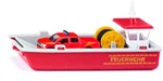 SIKU SUPER fire brigade work boat, toy vehicle (red/grey)