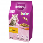 WHISKAS Junior kanaga kuiv kassitoit 14 kg