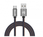 Tellur andmesidekaabel, USB-C, 1m teksariidest