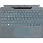 Microsoft Surface Pro Keyboard with Slim Pen (blue, DE layout, for Surface Pro (11th Edition)/10 for Business/9/8)