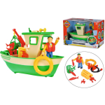 Simba-Dickie Fireman Sam Charlie's fishing boat with figure