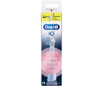 Braun Oral-B iO Gentle Cleaning 4-pack, white brush heads, for sensitive areas and healthier gums