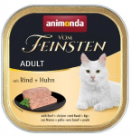 ANIMONDA Vom Feinsten m&auml;rgtoit kassidele t&auml;iskasvanud veiseliha ja kanaga 100g