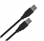 Lanberg CA-USBA-20CU-0010-BK USB-kaabel 1m 2.0 USB A must