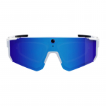 Colmi V06 AI White Sports Sunglasses (with blue lenses)
