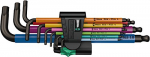 Wera 950/9 Hex-Plus Multicolour 1 - L-key set, metric, BlackLaser