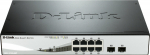 D-Link DGS-1210-08P/E, switch (silver/black, 2 gigabit combo ports)