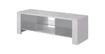 Cama TV-alus WEST 42/130/42 valge/hall l&auml;ikega