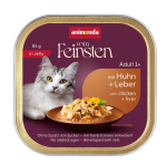 ANIMONDA Vom Feinsten Adult in Jelly Chicken and liver - wet cat food - 85g