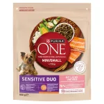 PURINA One Mini/Small Sensitive l&otilde;he, riis - kuiv koeratoit - 800 g