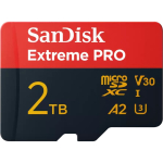 Sandisk Extreme PRO 2TB microSDXC (UHS-I U3, Class 10, V30, A2)
