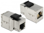Delock Keystone RJ45 blue-Bu Cat6 metall