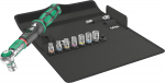Wera Safe-Torque A1 Set 1, 10 pieces, torque wrench (black/green, 1/4" square, 2-12 Nm)