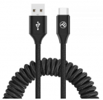 Tellur andmekaabel, pikendatav USB-C-t&uuml;&uuml;pi 3A, 1,8 m, must