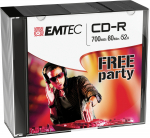 Emtec CD-R 700MB/80MIN 52x Free Party 10 pcs