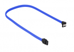 Sharkoon SATA III Kabel kątowy niebieski - 30 cm