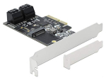 DeLOCK 4P SATA & 1Slot M.2 PCIe x4 -LP
