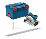 Bosch Hand-held circular saw GKS 55+ GCE Professional (blue, 1,350 watts, L-BOXX, guide rail FSN 1400)