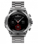 Smartwatch Garett Atom silver steel