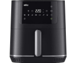 Braun MultiFry 5 HF5030 hot air fryer, black/silver, 1700 watts, 6.0 liter basket