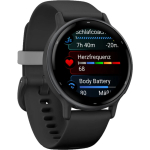 Garmin v&iacute;voactive 5 (black/gray, 42 mm, silicone strap)