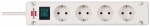 Brennenstuhl Bremounta 4-way power strip (white, 1.5 meters)
