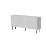 Cama LUCCA 3D kummut 165x40x80 valge