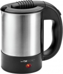 Clatronic travel kettle WKR 3624 (stainless steel / black, 0.5 liters)