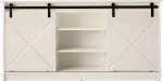 Kummut 160x80x35 GRANERO valge/l&auml;ikiv valge