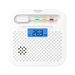 Aiwa Y100A-AA ANZEN S1 Carbon Monoxide Alarm, White