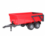 Tipping trailer red