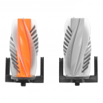 ROMO bristle and rubber elements brush