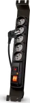 Acar F5 FA RACK surge protection strip 5.0 m, black