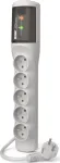 Acar XP easy power strip 1.5 m gray