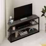Echo modernne nurgeline telerialus metallraamiga &ndash; 98 cm, mitmeotstarbeline disain - Retroh&otilde;be