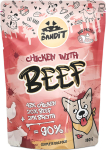 MR.BANDIT kanapuljongiga koerte portsjon kana/veis 180 g
