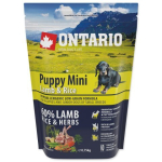 ONTARIO Puppy Mini Lamb and Rice, 0,75 kg