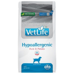 VET LIFE KOERTE HYPOALLERGENIC PORK & POTATO 12KG