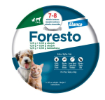 FORESTO kaelarihm 1,25+0,56 g/g 38 cm koertele ja kassidele kuni 8 kg, k&otilde;lblikkusaeg 2030-02-28