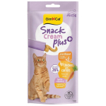 GimCat SNACK CREAM + CHICKEN & CARROT (STERILISEERITUD) 6x15 g