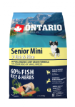 ONTARIO Senior Mini Fish and Rice, 2,25 kg