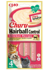 CHURU HAIRBALL CONTROL CAT P&Uuml;REE KANAGA 14 G X 4