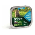 MONGE BWILD Cat ADULT an&scaron;oovised k&ouml;&ouml;giviljadega 100 g