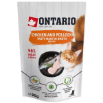 Ontario Pouch Chicken and Pollock in Broth, 80 g
